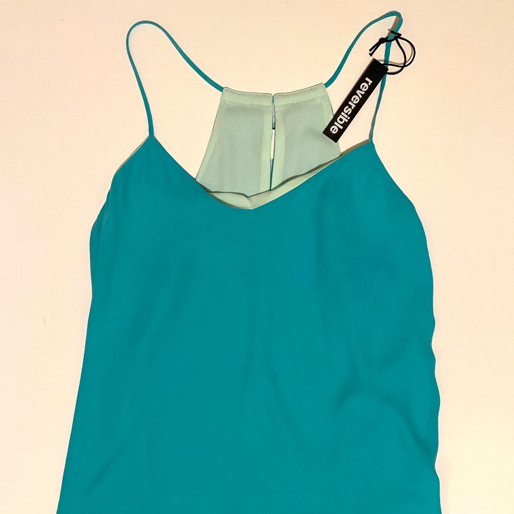 EXPRESS - Reversible Barcelona Tank - Seafoam/Teal